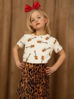 Leopard Velvet Skirt