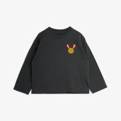 Medal Embroidered Long Sleeve T-Shirt
