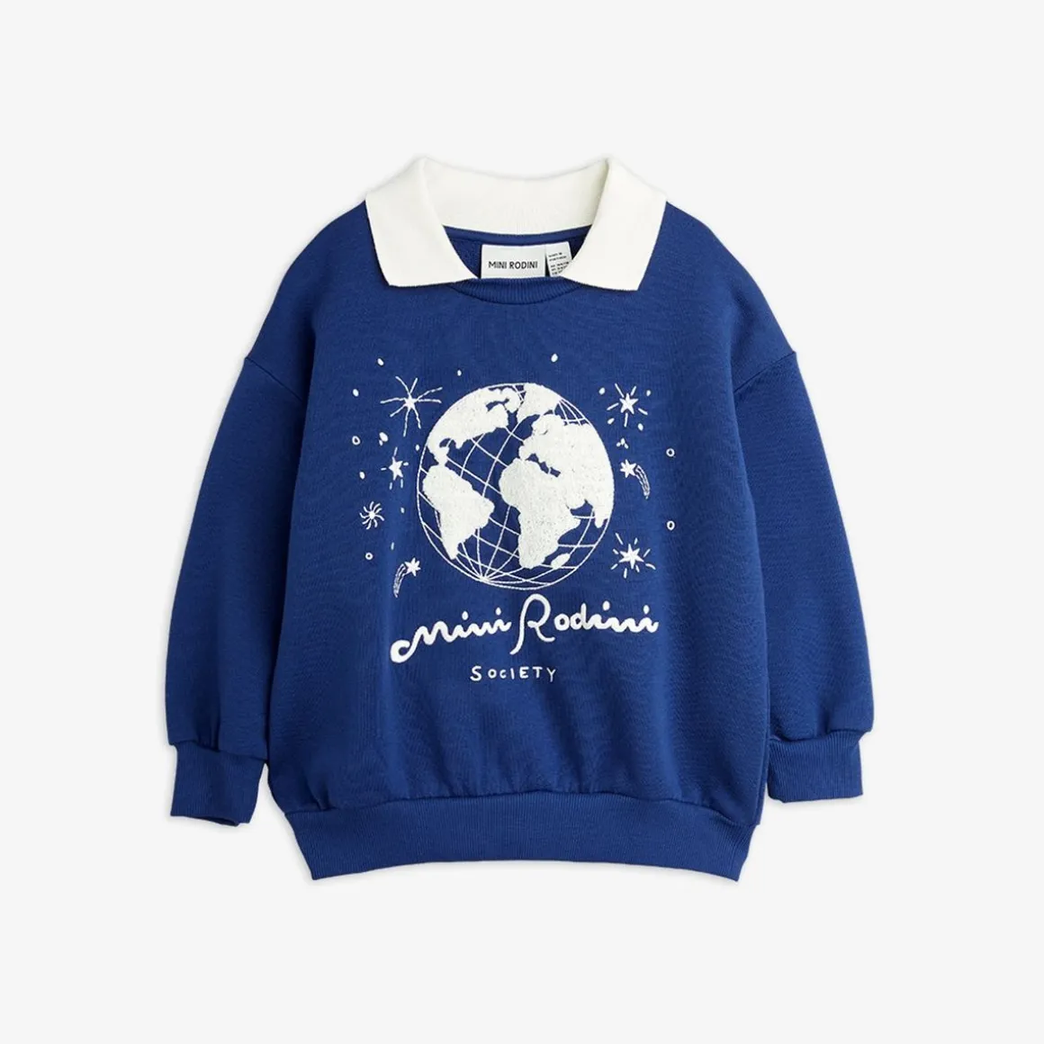 Mini Rodini Society Embroidered Sweatshirt