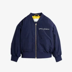 Mini Rodini Society Embroidered Baseball Jacket