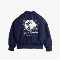 Mini Rodini Society Embroidered Baseball Jacket