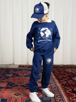 Mini Rodini Society Embroidered Sweatshirt