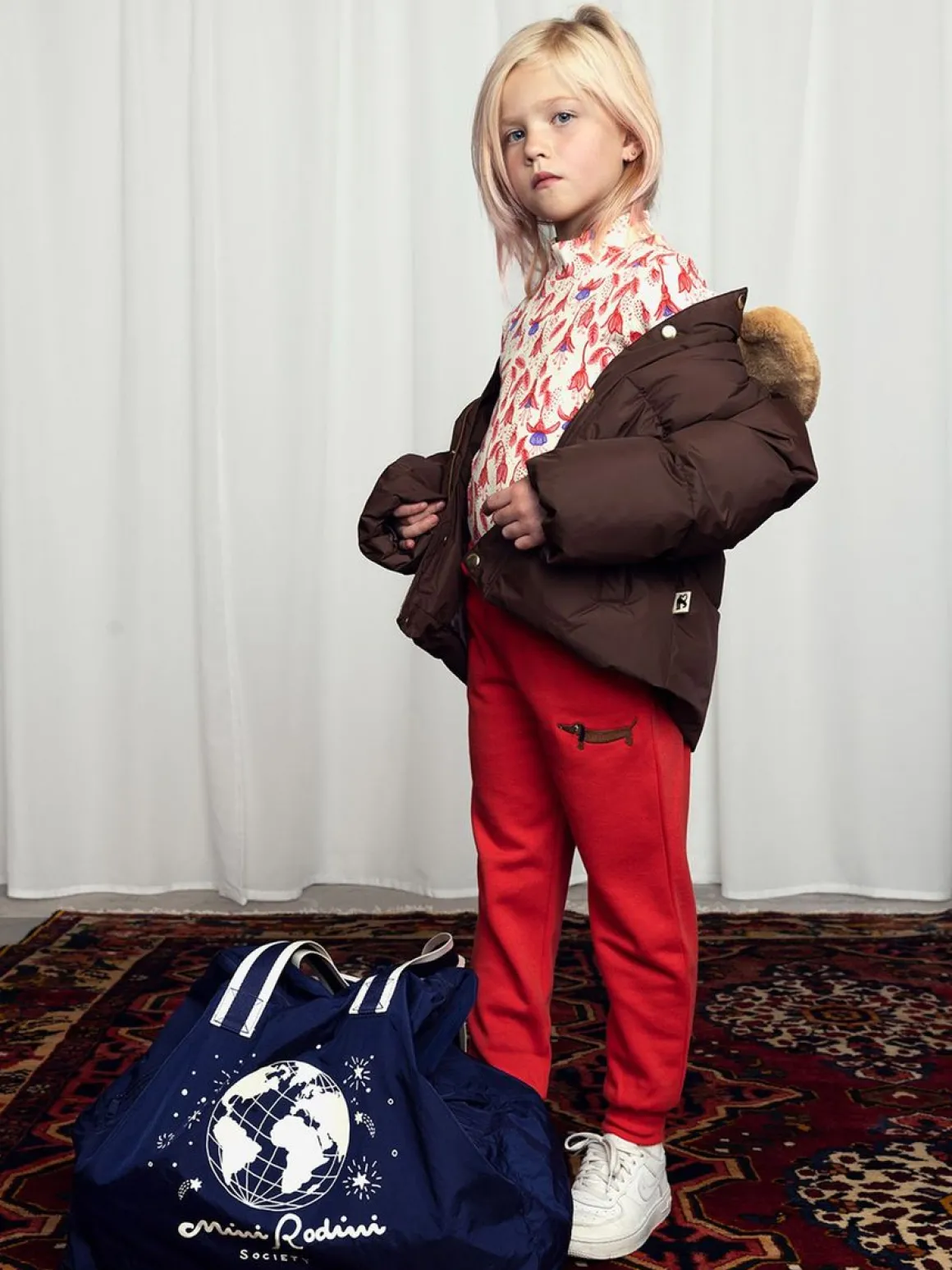 Mini Rodini Society Packable Bag