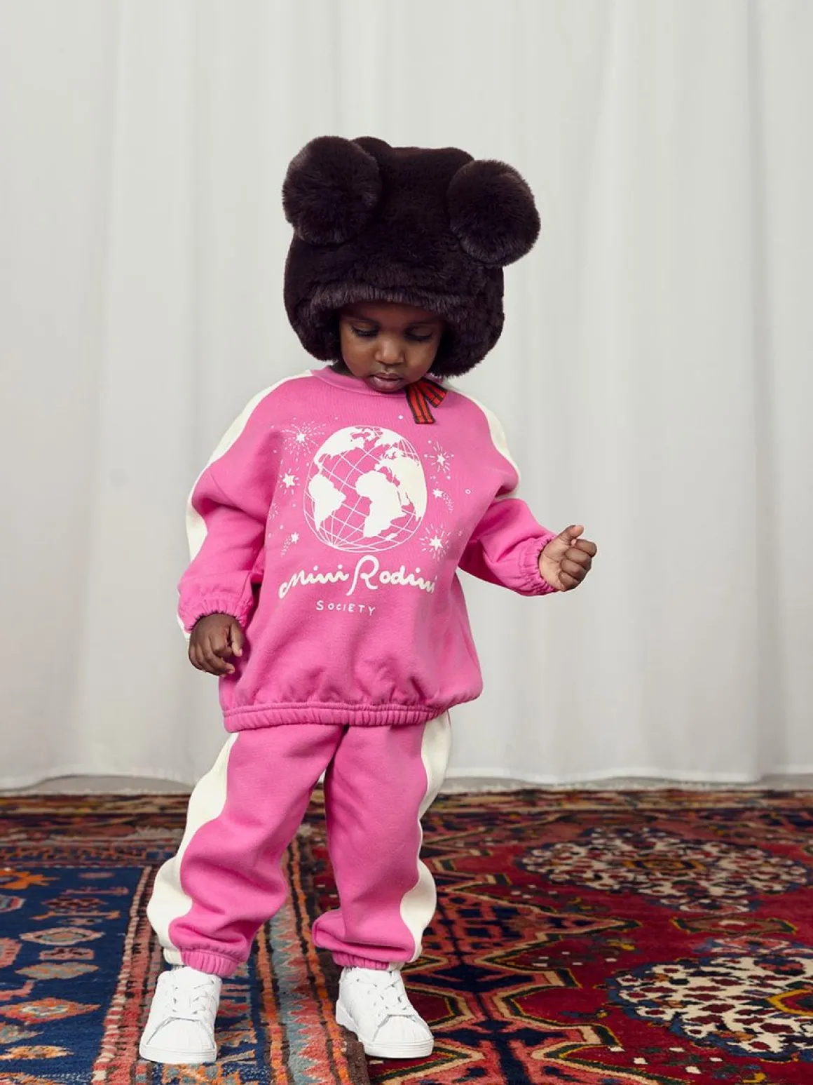 Mini Rodini Society Panel Sweatpants