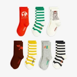 Mini Rodini Society Socks 7-pack
