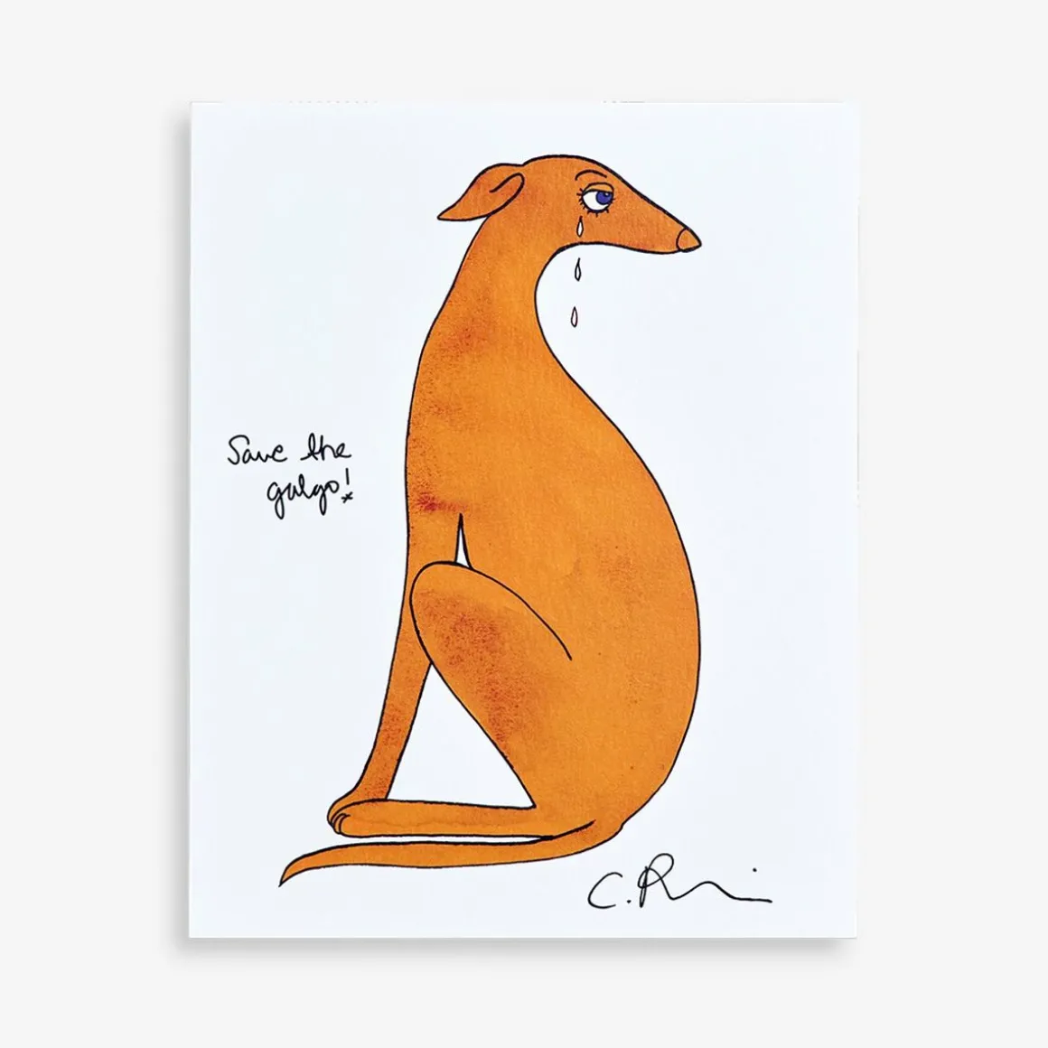 4-P GALGO WALL ART POSTERS
