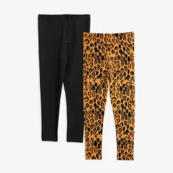 2-pack Basic Leopard Leggings