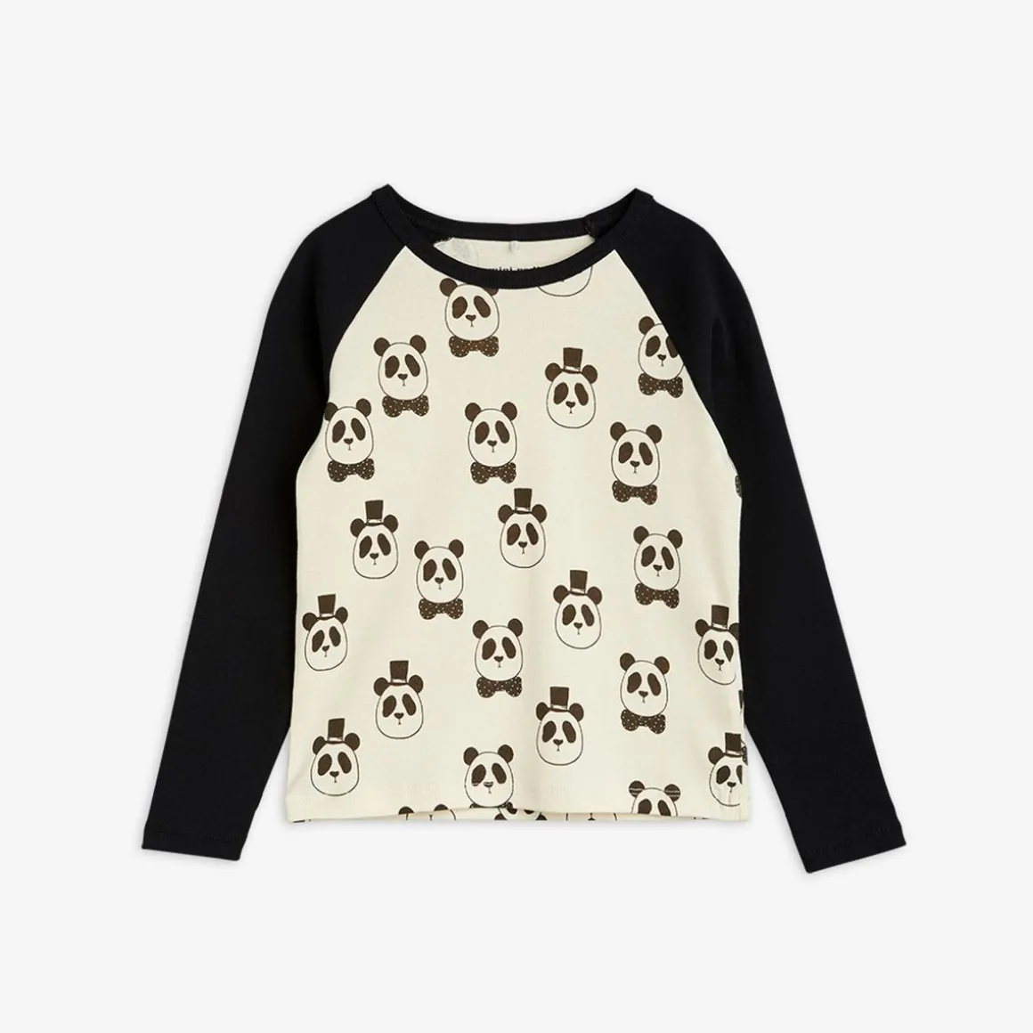 Panda Raglan Long Sleeve T-shirt