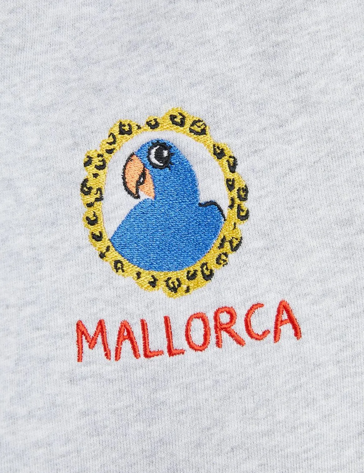Parrot Embroidered Sweatpants