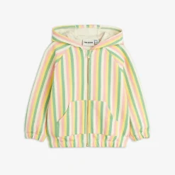 Pastel Stripe Zip Hoodie