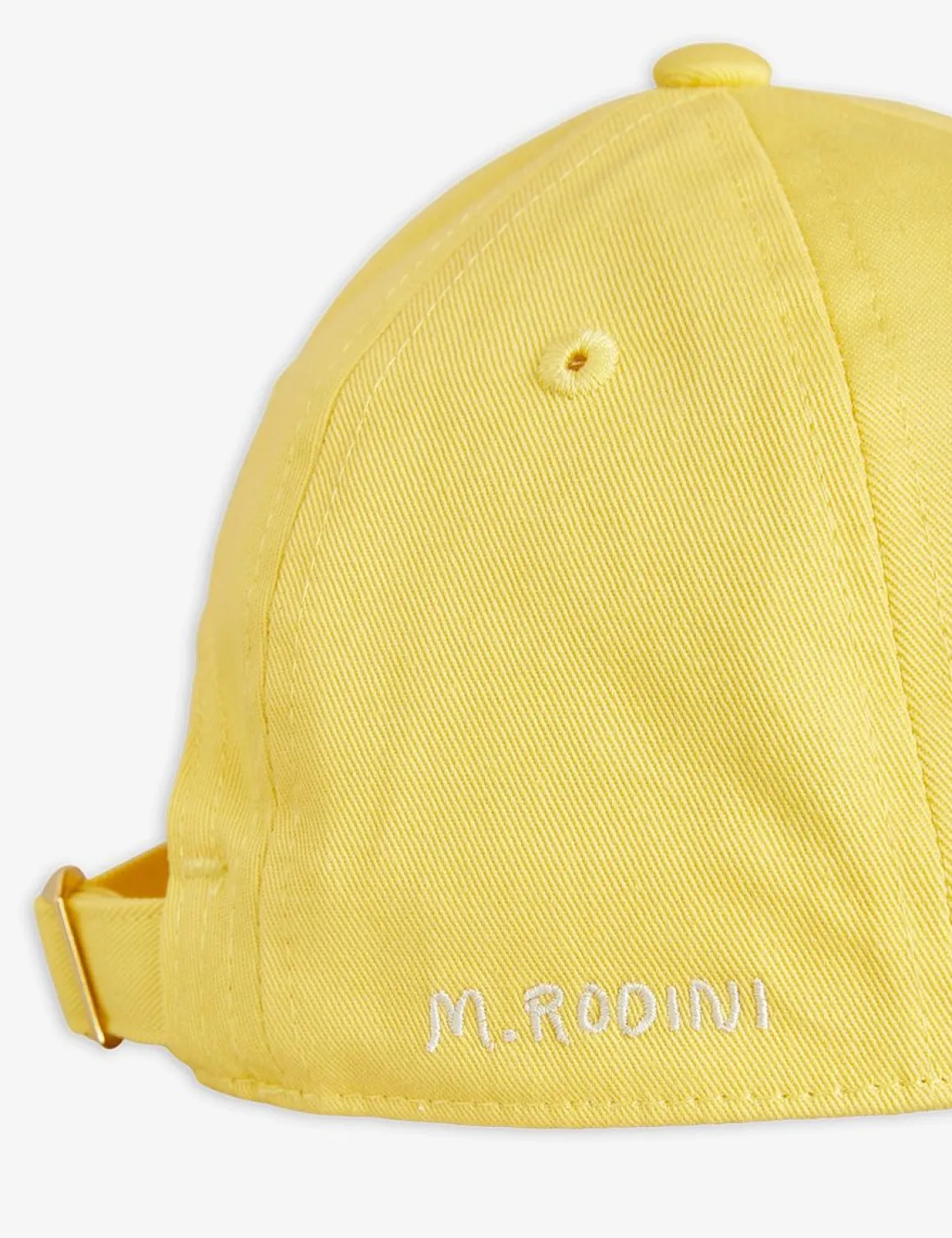 Pigeon Embroidered Cap Yellow