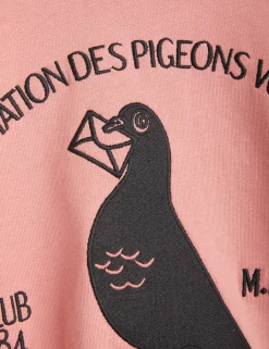 Pigeon Embroidered Sweatshirt