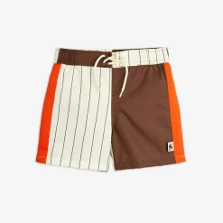 Pinstripe Swim Shorts