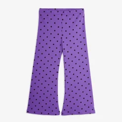 Polka Dot Flared Trousers