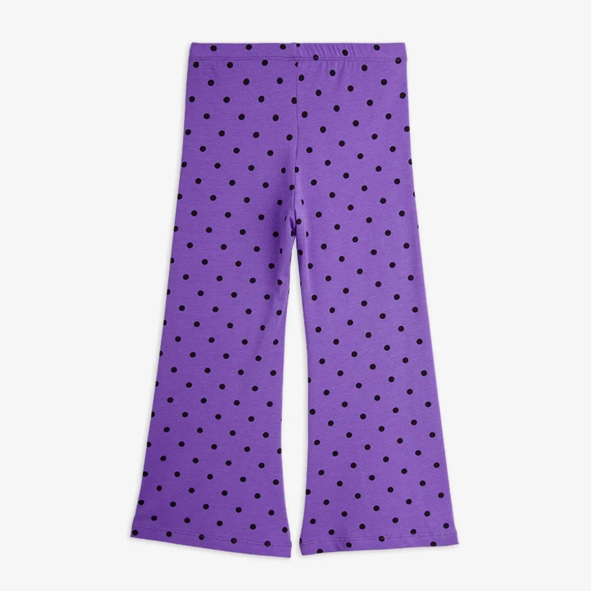 Polka Dot Flared Trousers