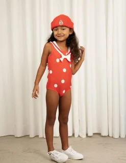 Polka Dots Sailor Swimsuit