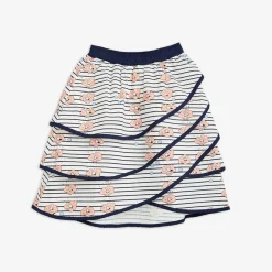 Seersucker Frill Skirt