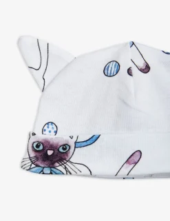 Siamese Cat Baby Beanie With Ears
