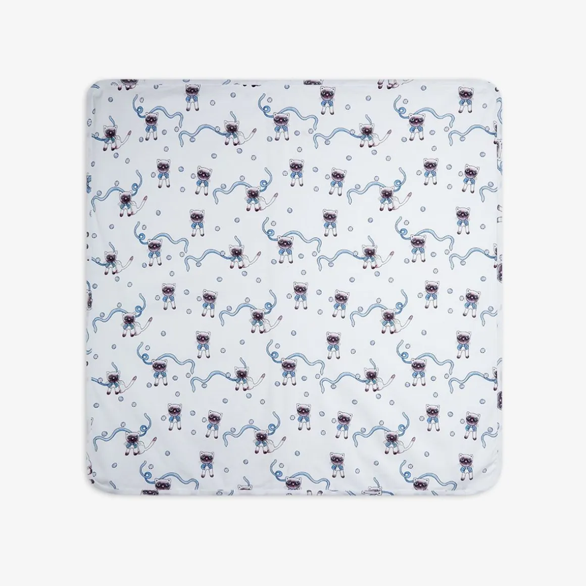 Siamese Cat Jumpsuit and Blanket Set