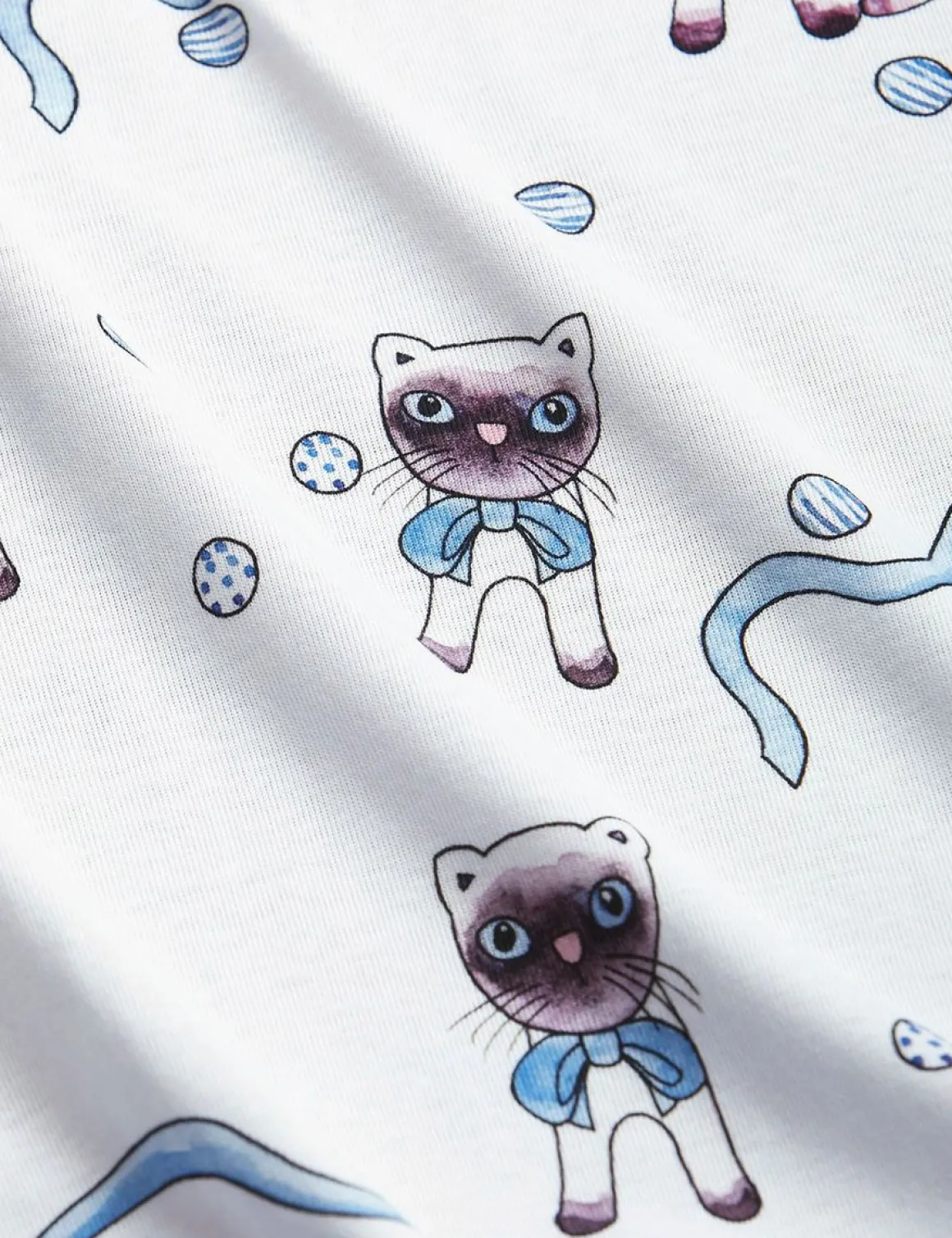 Siamese Cat Jumpsuit and Blanket Set