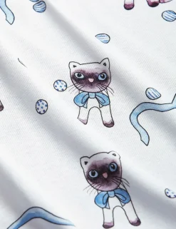 Siamese Cat Long Sleeve Bodysuit