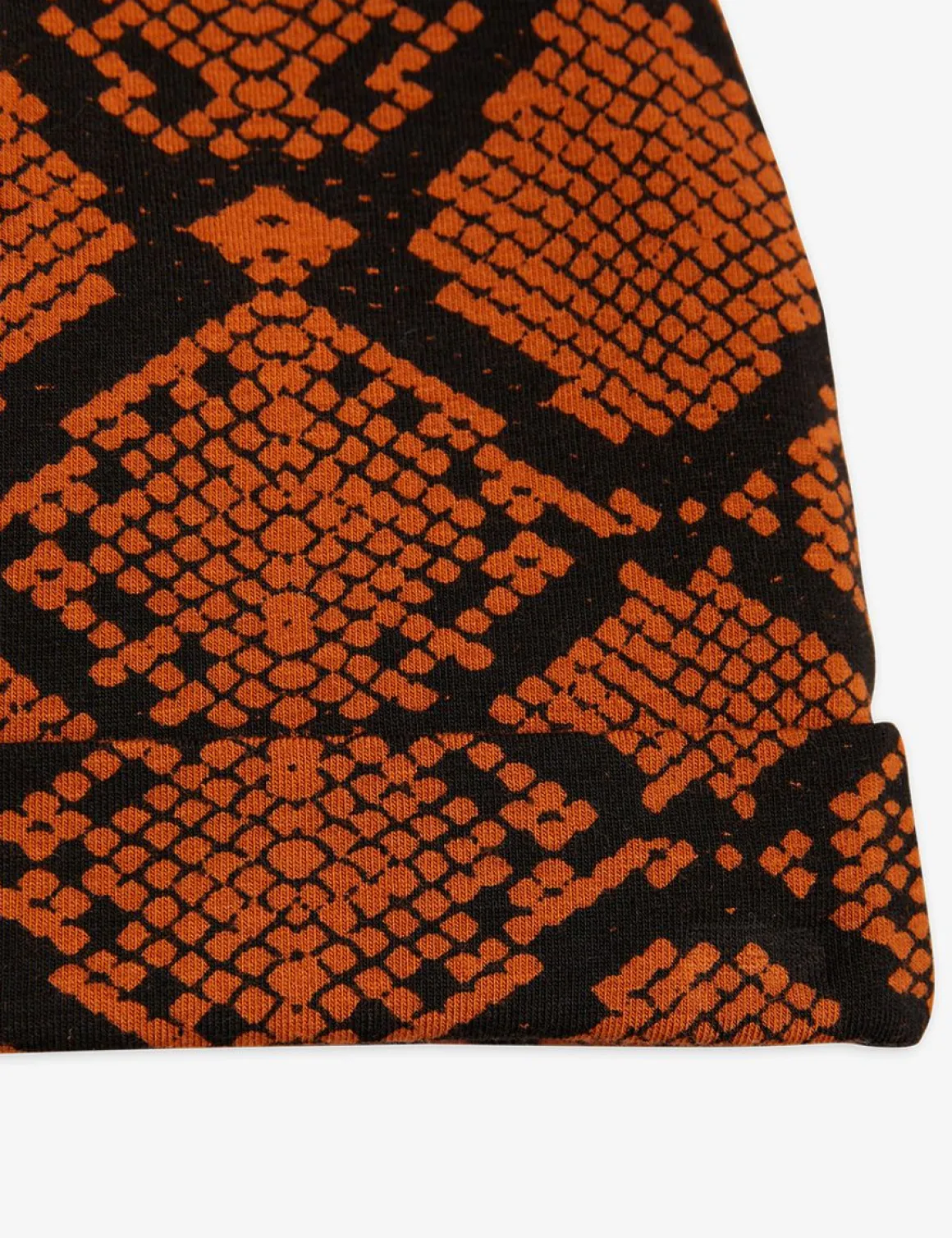 Snakeskin Beanie Brown