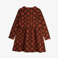 Snakeskin Dress Brown
