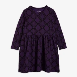 Snakeskin Dress Purple