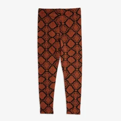 Snakeskin Leggings Brown