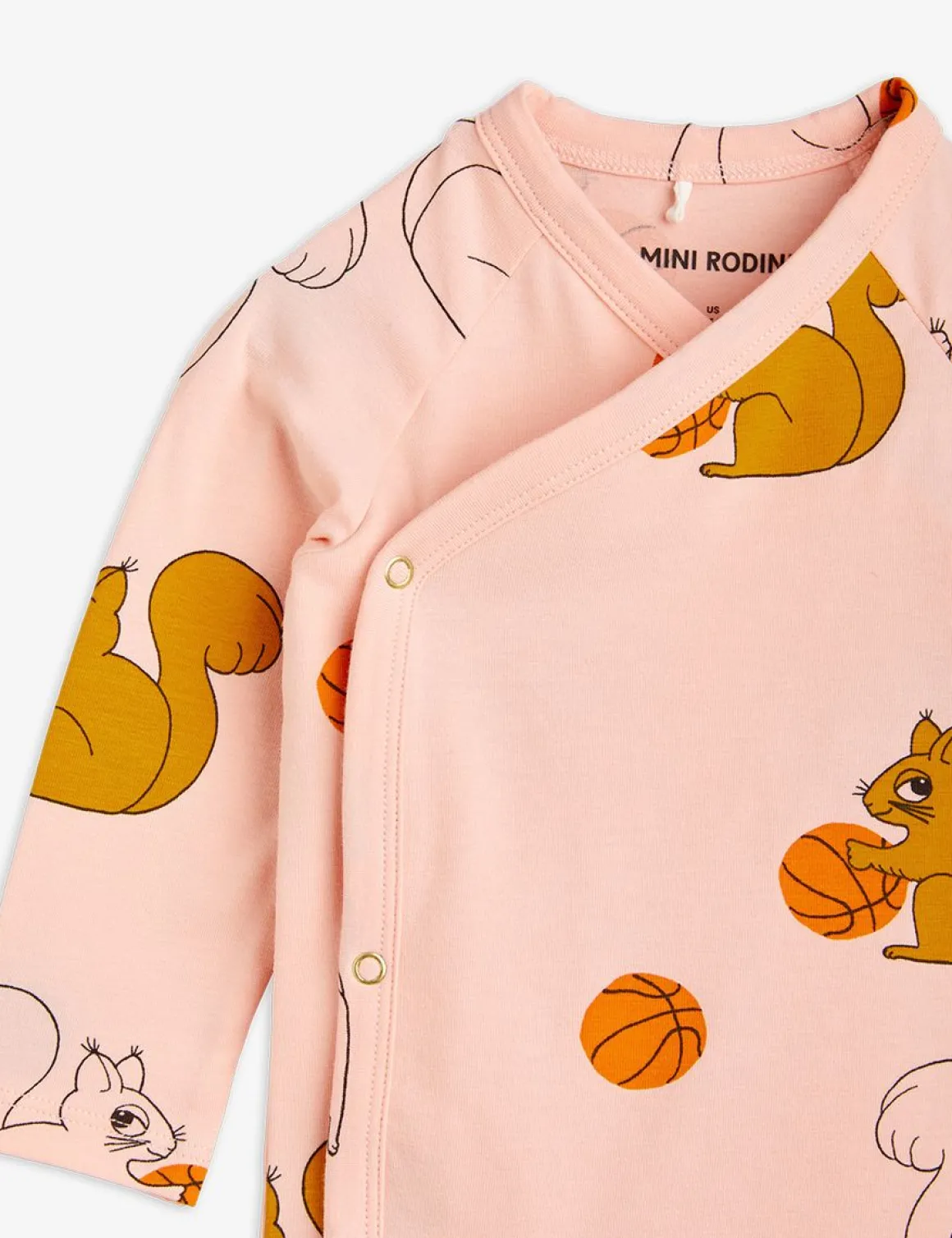 Squirrels Wrap Bodysuit