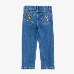 Straight denim jeans