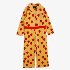 Strawberries Velour Jumpsuit