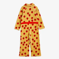 Strawberries Velour Jumpsuit