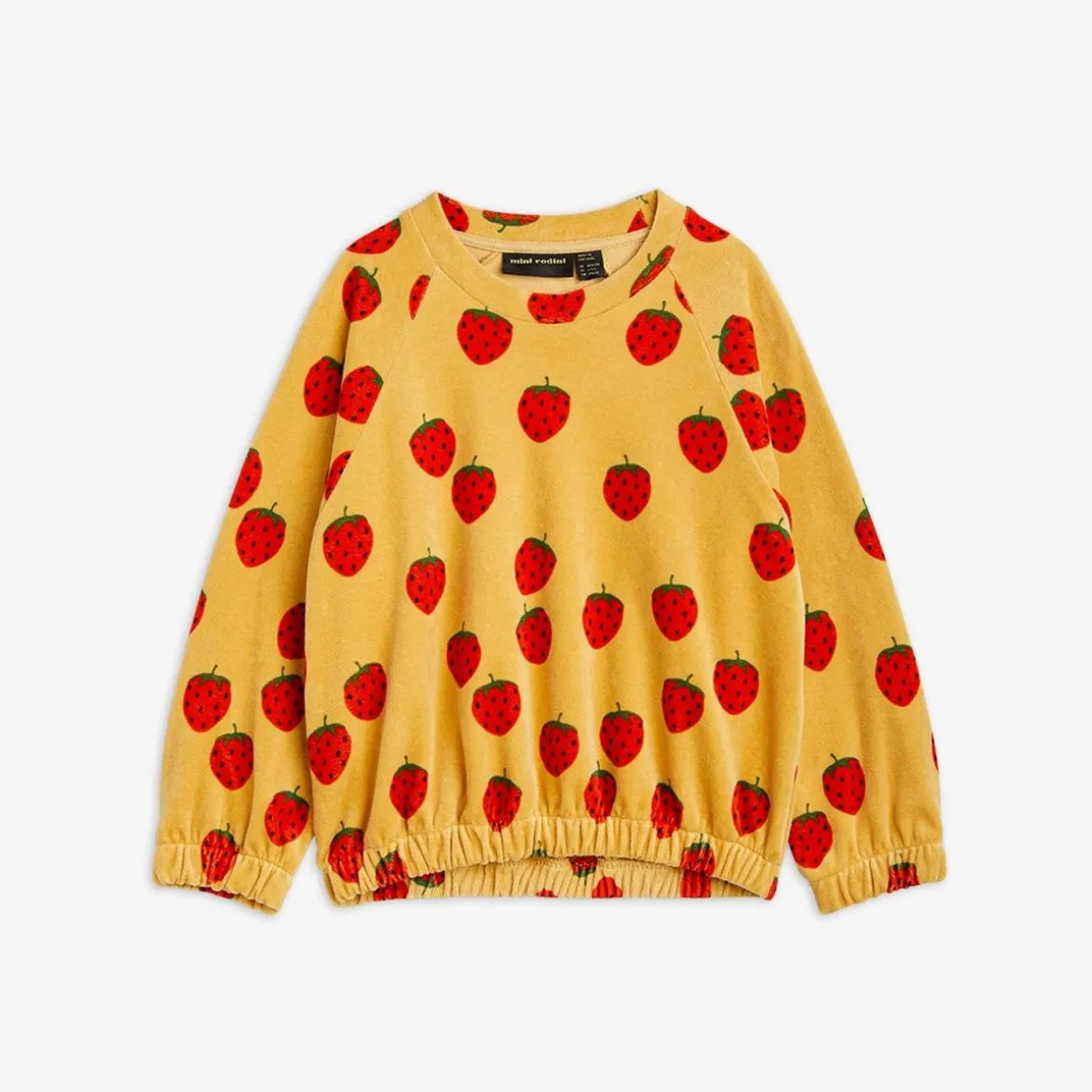 Strawberries Velour Sweatshirt