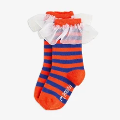 Stripe Frill Socks