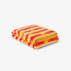 Sun Stripe Fleece Bedspread Twin