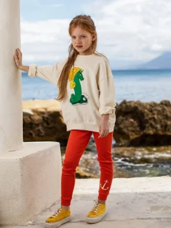 Unicorn Seahorse Sweatshirt Offwhite