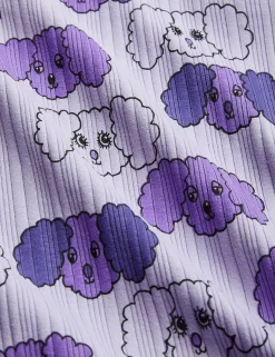 Upcycled Fluffy Dog Long Sleeve T-Shirt