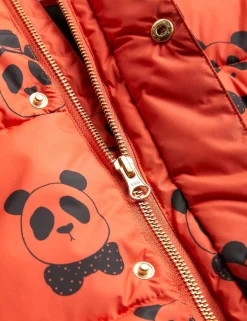 Upcycled Panda Puffer Jacket