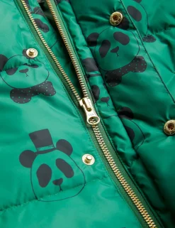 Upcycled Panda Puffer Jacket