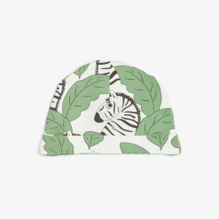 Zebra Baby Beanie Green